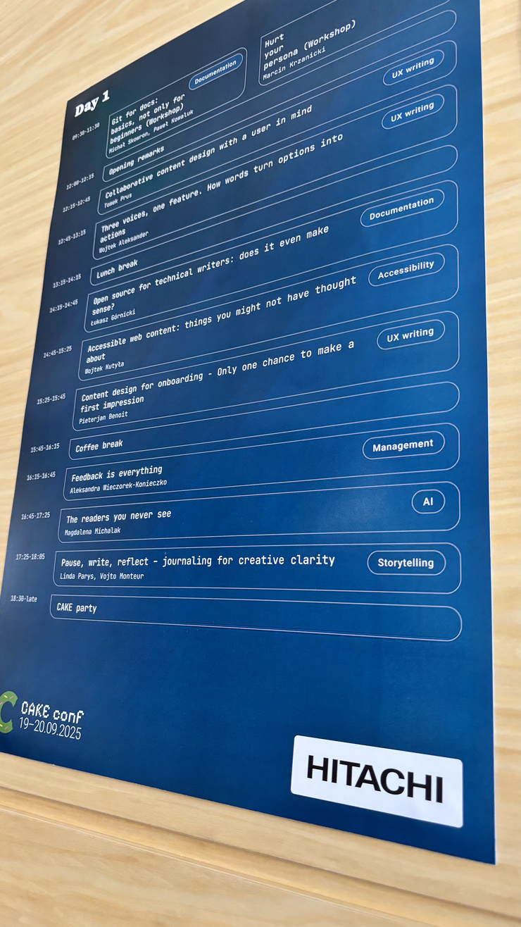 Agenda dzień 1